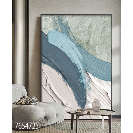 תמונה לסלון או למשרד מודפסת על קנבס כותנה אבסטרקט-מודרני דגם 7654725