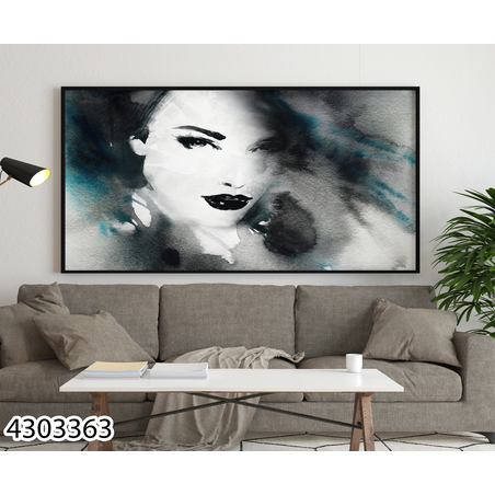 תמונת קנבס עם או בלי מסגרת למשרד או לסלון מוכנה לתלייה לאורך או לרוחב דגם 4303363