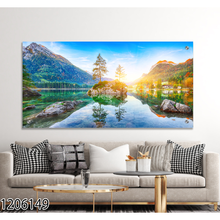 תמונת זכוכית מקורית לסלון או למשרד מודפסת על זכוכית דגם-1206149