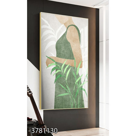 תמונת קנבס כותנה מעוצבת ממוסגרת לכניסה או לסלון דגם 3781130