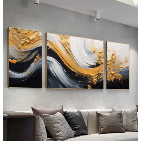 תמונת קנבס מחולקת לסלון 