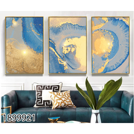 שלשה על קנבס כותנה!! מתוח וממוסגר לסלון או למשרד דגם 1899921