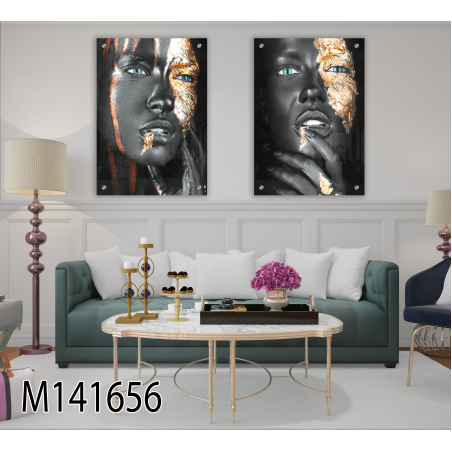 זוג תמונות בהדפסה  על זכוכית M141656