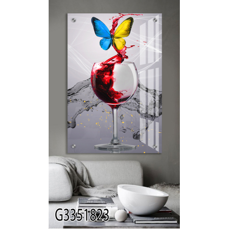 תמונה מעוצבת מודפסת על זכוכית דגם G3351823