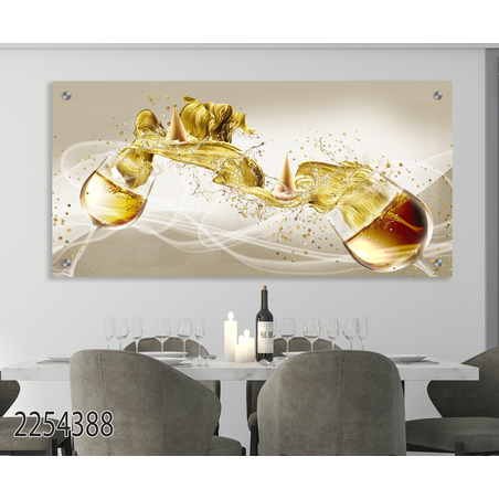 תמונת זכוכית מקורית למטבח או לפינת האוכל מודפסת על זכוכית דגם-2254388