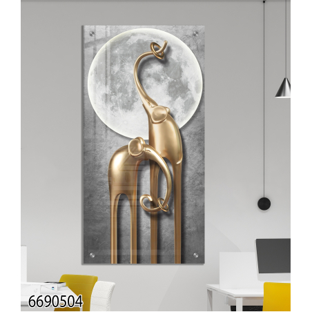 תמונת זכוכית תלת מימד בעיצוב מקורי  לסלון למטבח או למשרד מודפסת על זכוכית דגם-6690504