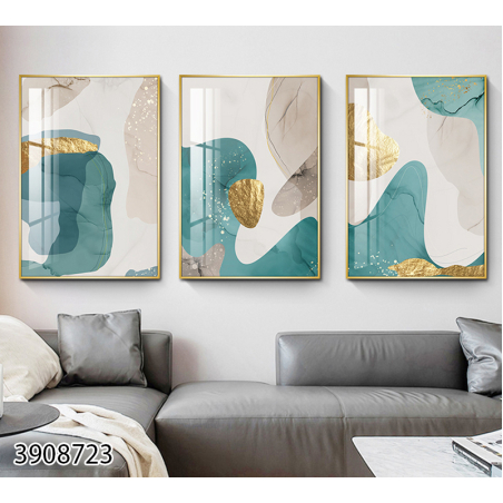 שלשה על קנבס כותנה!! מתוח וממוסגר לסלון או למשרד דגם 3908723