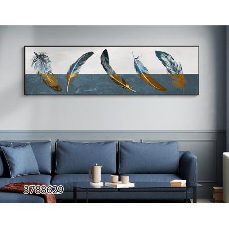 תמונת קנבס נוצות לסלון למשרד או לחדר השינה דגם 3788629