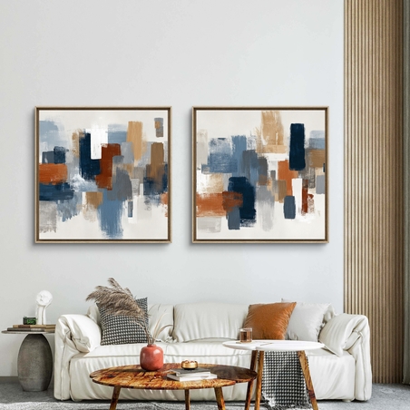 תמונות קנבס אבסטרקט מודרני הדפסה חלקה לא תבליט בגימור יוקרתי