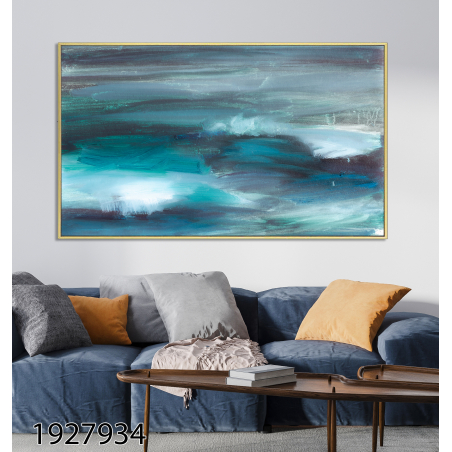 תמונה לסלון או למשרד מודפסת על קנבס כותנה אבסטרקט-מודרני דגם 19279346