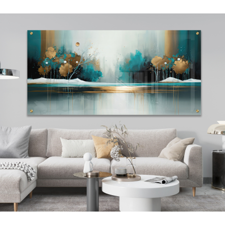 תמונת זכוכית בהדפסה ישירה על זכוכית דגם-G260224