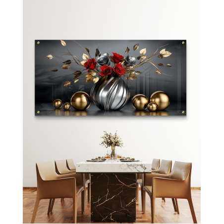 תמונת הדפס על זכוכית לסלון או לפינת אוכל 