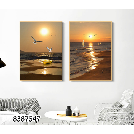 זוג תמונות ממוסגרות במבחר מידות דגם 8387547