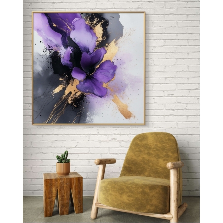 תמונת קנבס מרובעת לסלון 