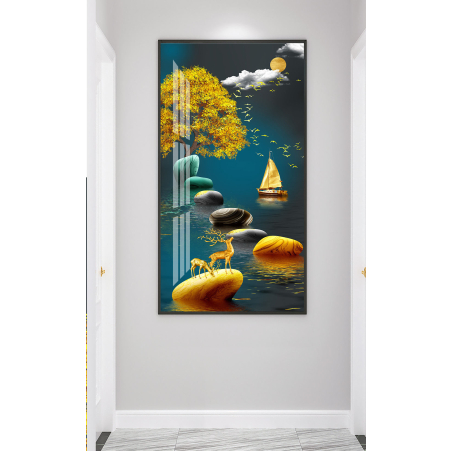 תמונת קנבס מעוצבת עם או בלי מסגרת לסלון  או לחדר השינה דגם 3091011