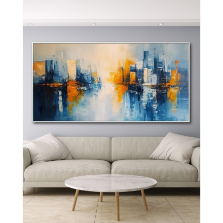 תמונת קנבס לסלון בסגנון אבסטרקט 