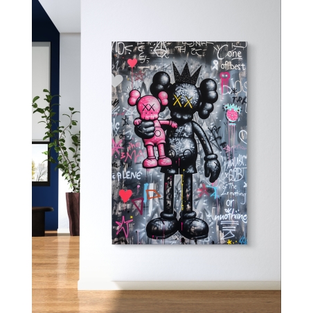 תמונת קנבס צבעונית בסגנון מודרני ועכשווי 