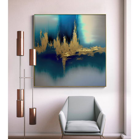 תמונת קנבס מרובעת עם או בלי מסגרת חיצונית דגם-403055