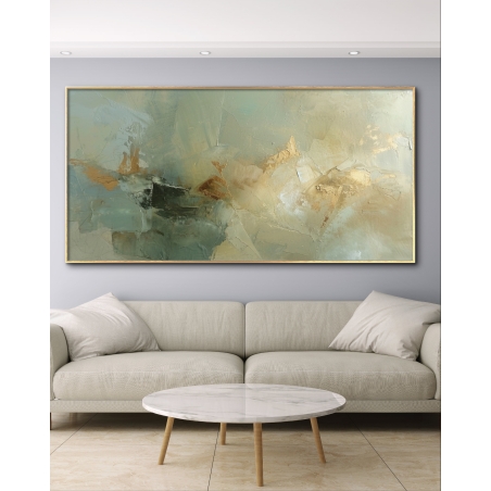 תמונת קנבס לסלון בסגנון אבסטרקט 