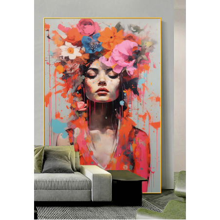 תמונה מעוצבת לסלון או לחדר שינה קנבס 1906231