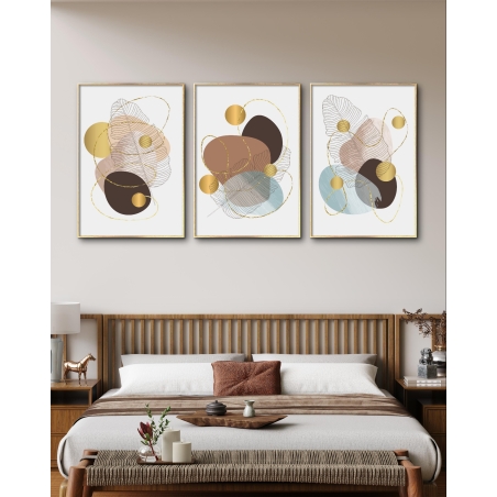 שלשת תמונות על קנבס כותנה 