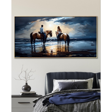 תמונת קנבס לחדר שינה בסגנון רומנטי 