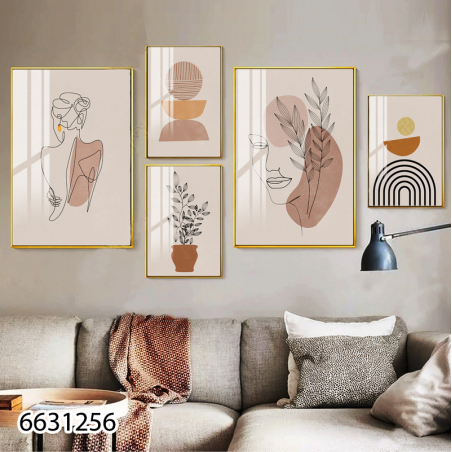 סט מעוצב לסלון 5 חלקים דגם 6631256