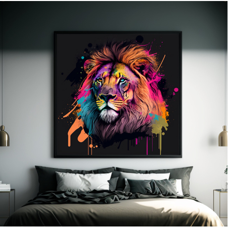 תמונת קנבס מרובעת עם או בלי מסגרת חיצונית דגם-420093