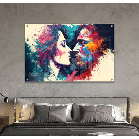 תמונת זכוכית לחדר שינה או לסלון דגם 9156745