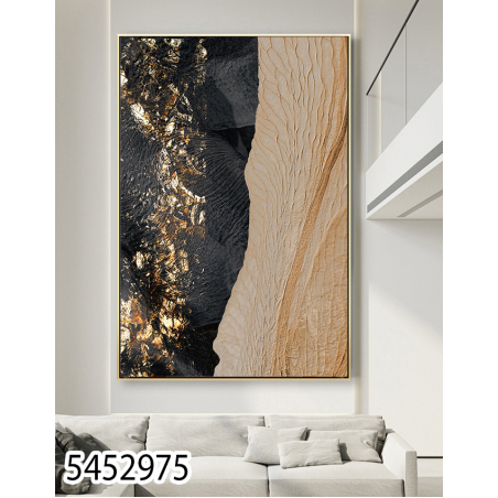 תמונה לסלון או למשרד מודפסת על קנבס כותנה אבסטרקט-מודרני דגם 5452975
