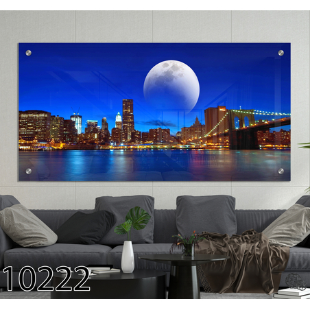 תמונת זכוכית מקורית לסלון או לפינת האוכל מודפסת על זכוכית דגם-10222