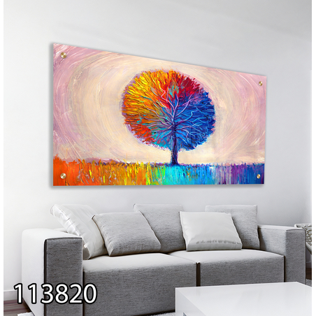 תמונת זכוכית   לחדר שינה למטבח או לסלון  דגם 113820