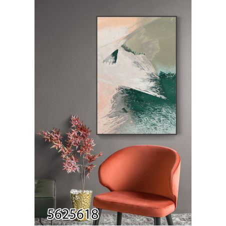 תמונה לסלון או למשרד מודפסת על קנבס כותנה אבסטרקט-מודרני דגם 5625618