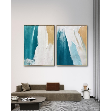 זוג תמונות בסגנון אבסטרקט 