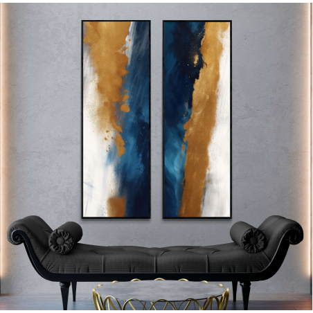 זוג תמונות ענקיות מיוחדות למשרד ולחללים גדולים דגם 280624