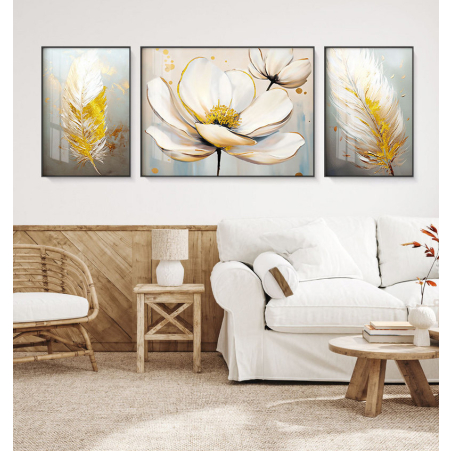 תמונת קנבס מחולקת לסלון 