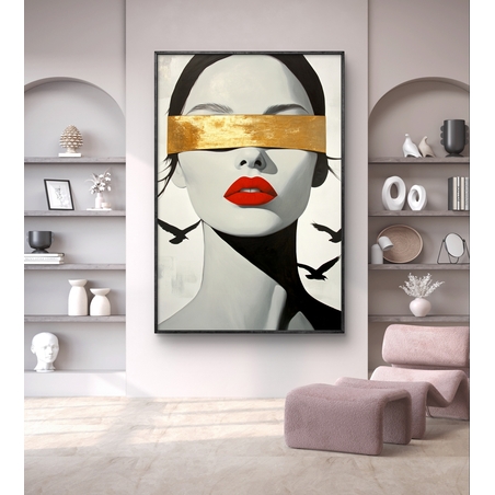 תמונת קנבס לסלון/חדר שינה / דמויות ומסתורין 