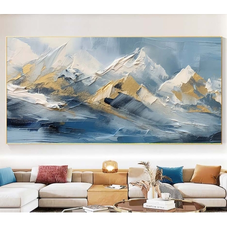 תמונת קנבס הורסת סגנון אבסטרקט 