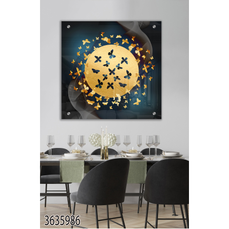 תמונה מיוחדת למטבח\פינת אוכל או לסלון על קנבס או זכוכית במבחר מידות דגם-3635986