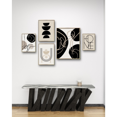 סט מעוצב לסלון 5 חלקים דגם M88910