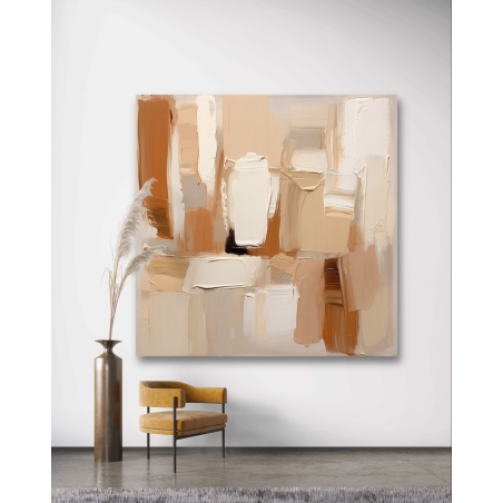 תמונת קנבס מרובעת בד כותנה עשיר דגם 11112315