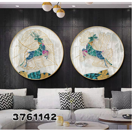 זוג תמונות עגולות דגם 3761142 