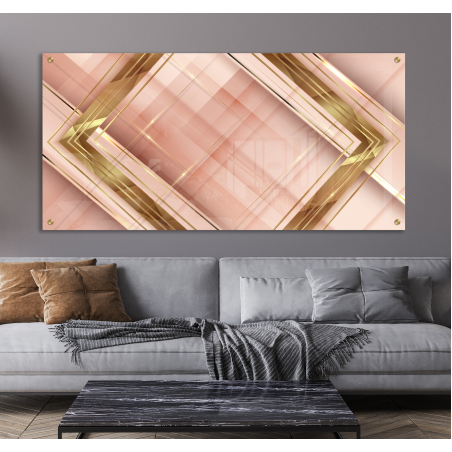 תמונה מיוחדת אבסטרקט בהדפסה ישירה על זכוכית דגם-712023