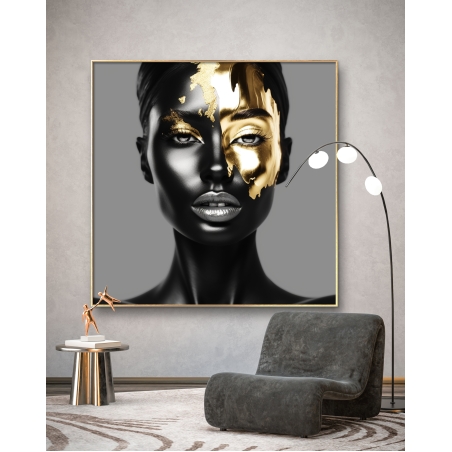 תמונת קנבס מרובעת עם או בלי מסגרת חיצונית דגם-269235