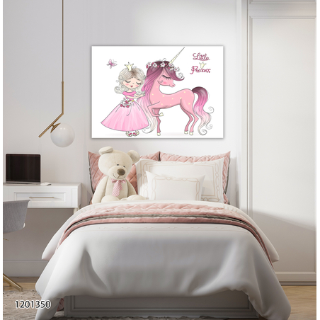 תמונה מקורית לחדר ילדות-נסיכות וחד קרן-דגם 1201350