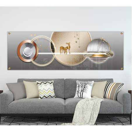 תמונת זכוכית  פנורמית מיוחדת לסלון לפינת אוכל או למשרד  דגם-G4317179