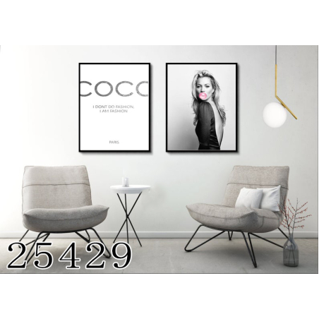 זוג תמונות ממוסגרות במבחר מידות דגם 25429