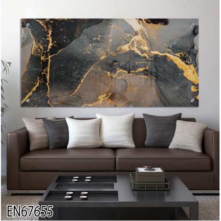 תמונת זכוכית מקורית לחדר השינה או לסלון או למשרד מודפסת על זכוכית דגם-EN67655