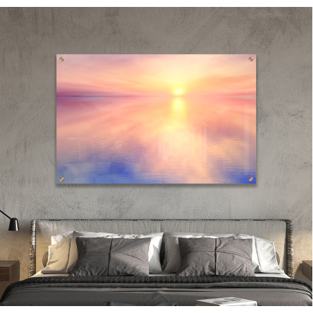 תמונת זכוכית לחדר שינה או לסלון דגם 13574532