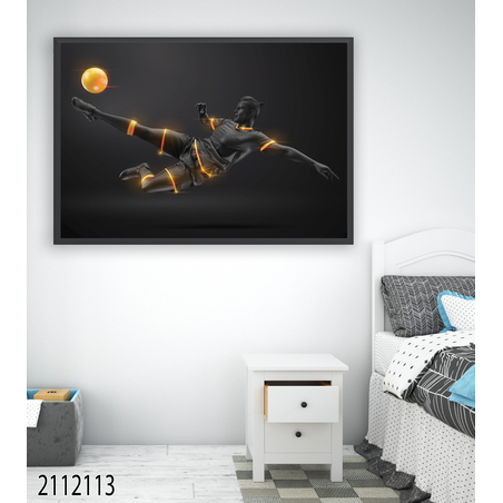 תמונה לחדר ילדים בנים-כדורגל דגם 2112113